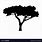 Acacia Tree Silhouette