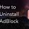 Adblock Plus Uninstall