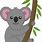 Adorable Cartoon Koala