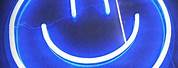 Aesthetic Dark Blue Neon Signs