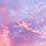 Aesthetic Pastel Pink Sky Background