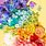 Aesthetic Pastel Rainbow Flower