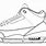 Air Jordan Shoes Outline
