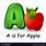Alphabet a Apple