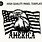 American Flag Eagle Stencil