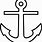 Anchor Outline ClipArt