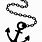 Anchor with Chain SVG