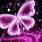 Animated Butterfly Wallpaper Pink