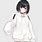 Anime Girl with Hoodie Short Hair