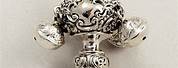 Antique Silver Baby Rattle