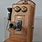 Antique Wall Phone Wood