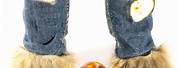 Apple Bottom Jeans Fur Boots