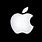 Apple Logo White On Black
