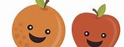 Apple and Orange Kids Cartoon