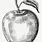 Apple in Black and White