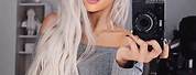 Ariana Grande White Hair