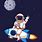 Astronaut Cartoon Wallpaper PC