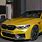 BMW M5 Yellow