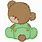 Baby Bear Embroidery Design