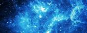 Baby Blue Galaxy Background