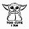 Baby Yoda Decal SVG
