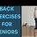Back Exercises for Elderly