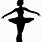 Ballet Girl Silhouette