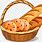 Basket of Bread Clip Art