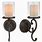 Battery Operated Candle Wall Sconces