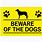 Beware of Dog Signs Cute