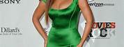 Beyonce Knowles Green Dress