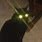 Black Cat with Glowing Eyes
