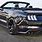 Black Mustang GT Convertible