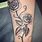 Black Rose Vine Tattoos