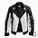 Black and White Leather Jacket