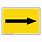 Black and Yellow Arrow Sign