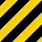 Black and Yellow Warning Stripes
