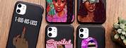 Black iPhone 7 African Girl Cases