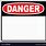 Blank Danger Sign Template