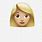 Blonde Hair Girl Emoji