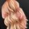 Blonde Hair with Rose Gold Highlights