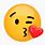 Blow Kisses Emoji
