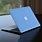 Blue Apple Laptop
