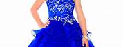 Blue Pageant Dress Girls