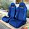 Blue Recaro Seats