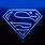 Blue Superman Logo