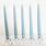 Blue Taper Candles