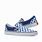 Blue and White Checkered Vans