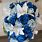 Blue and White Wedding Flowers