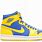 Blue and Yellow Air Jordans